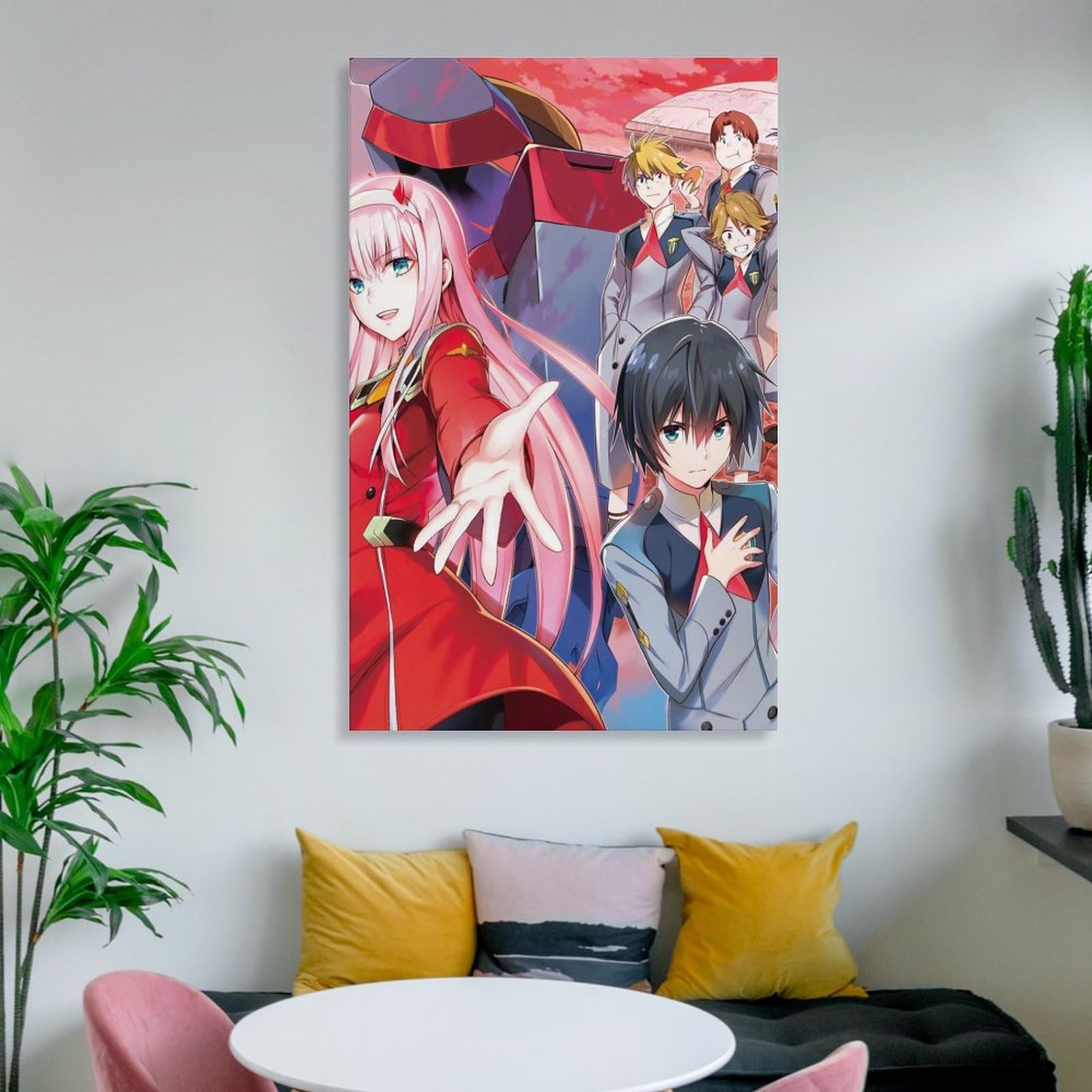 Amazon.co.jp: 絵画 ダリフラ ヒロ ゼロツー ポスター 装飾画